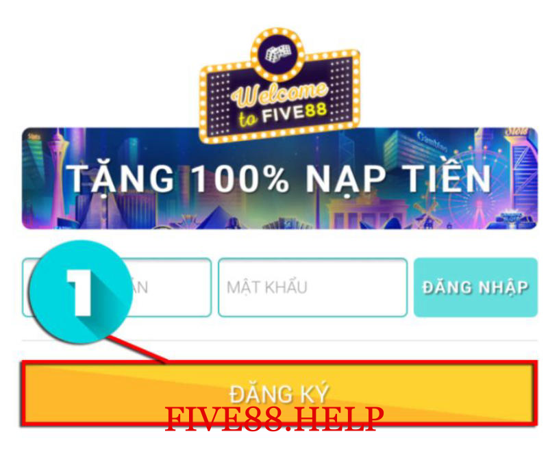 Đăng ký tài khoản Five88